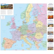 Järnvägskarta Europa Collins